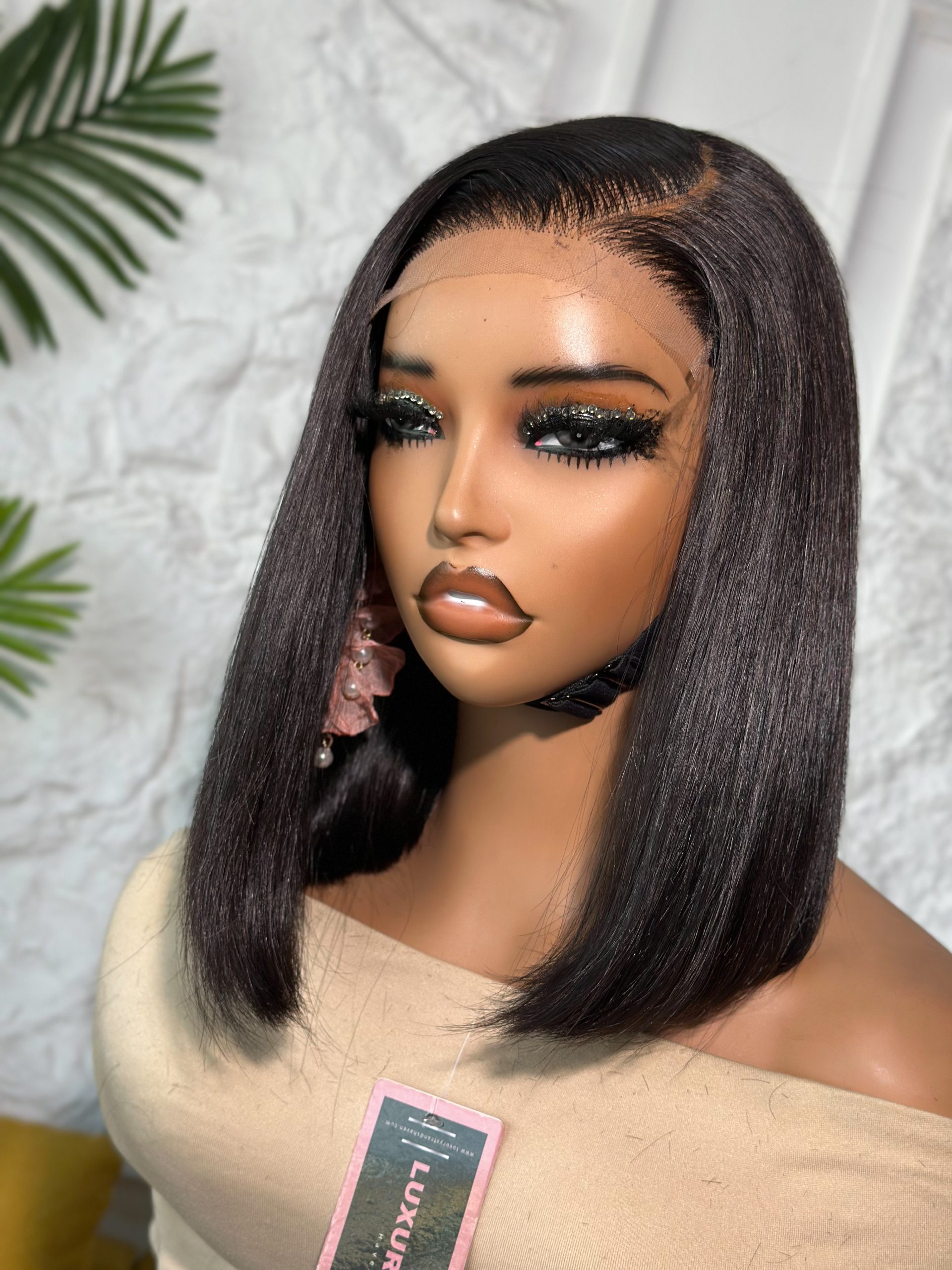 SDD Bone Straight Wig |5x5 Transparent closure |250 grams - Image 3