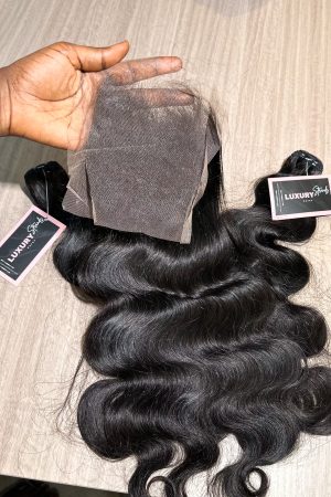 Virgin Hair Bodywave Closure |5x5 Transparent lace