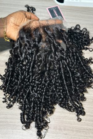Pixie Curls Closure | 5by5 Transparent lace