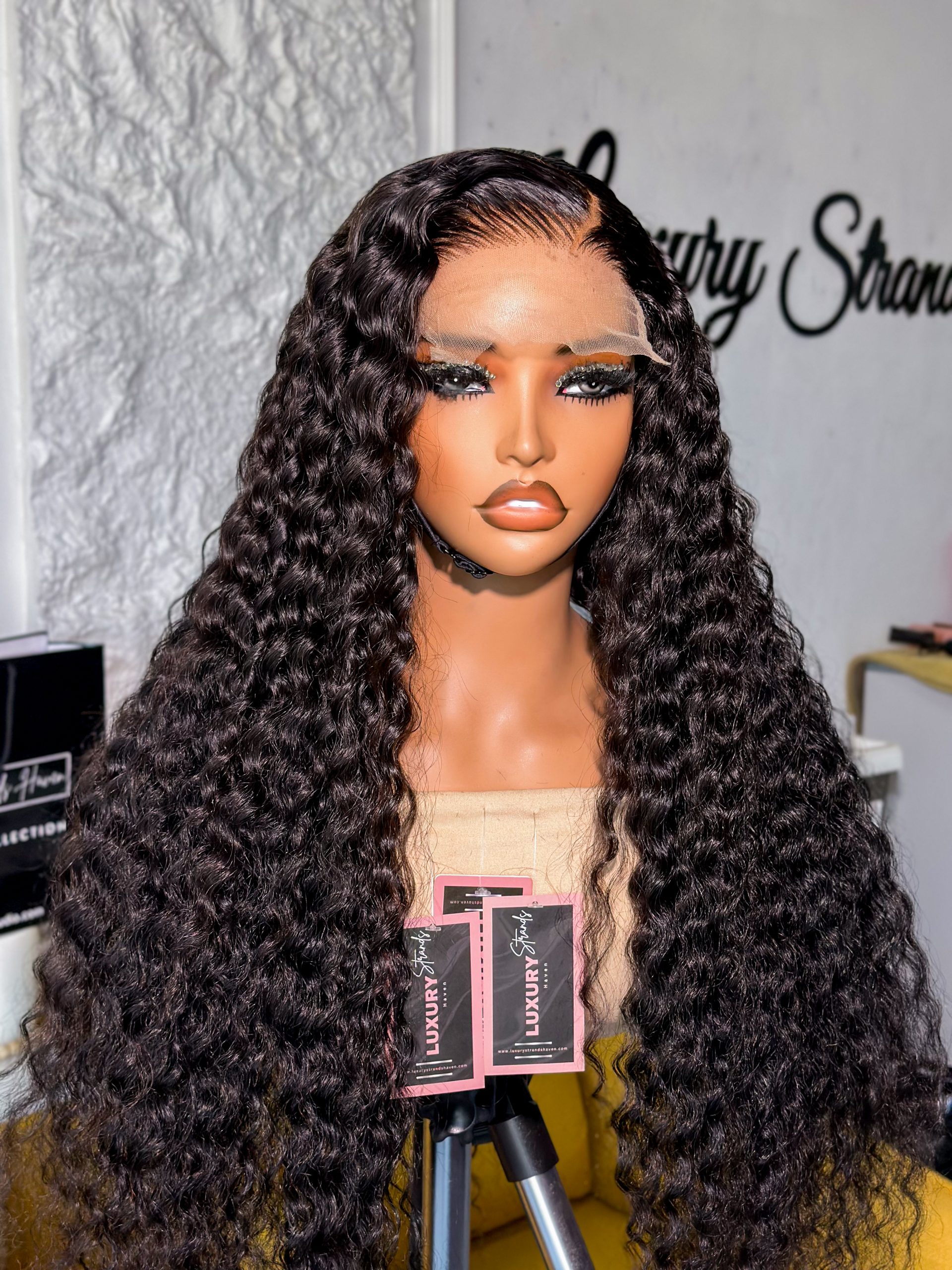 Loose Deep Wave Wig | 5x5 Transparent closure - Image 3