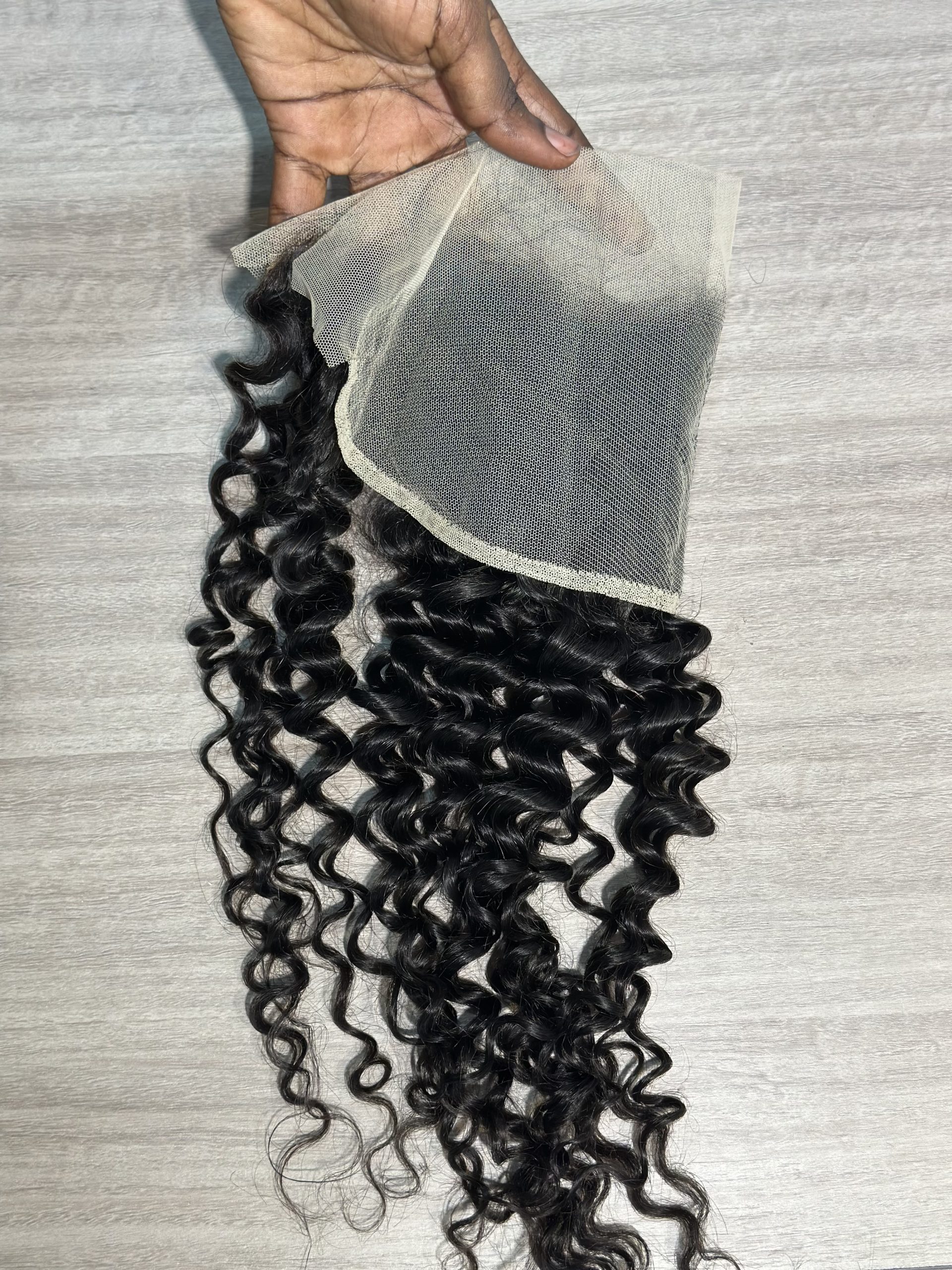 Swiss lace deep wave 13x4 frontal - Image 3