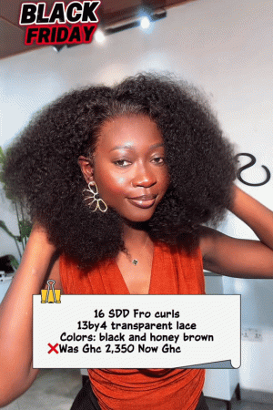 Super Double Drawn Fro Curls | 13x4 Transparent Lace |250 Density